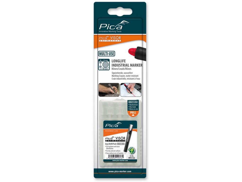 TUHY NÁHRADNÍ PRO PICA VISOR PERMANENT - 4ks V BALENÍ - BÍLÉ - BLISTER - PC-991/52/SB