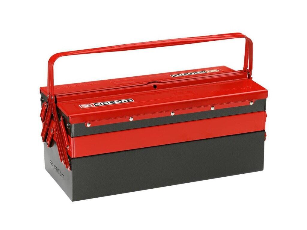 PLECHOVÁ ROZKLÁDACÍ PŘEPRAVKA NA NÁŘADÍ 470x220x215mm - FC-BT.11GPB