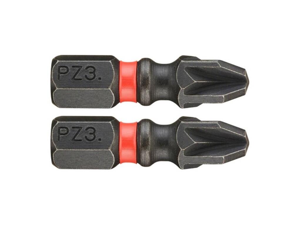 2DÍLNÁ SADA 1/4" RÁZOVÝCH 25MM BITŮ PZ3 - FC-END.103