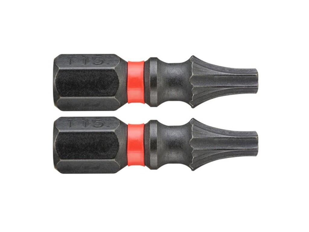 2DÍLNÁ SADA 1/4" RÁZOVÝCH 25MM TORX BITŮ T15 - FC-ENX.115