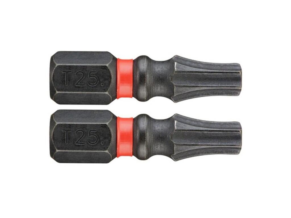 2DÍLNÁ SADA 1/4" RÁZOVÝCH 25MM TORX BITŮ T25 - FC-ENX.125