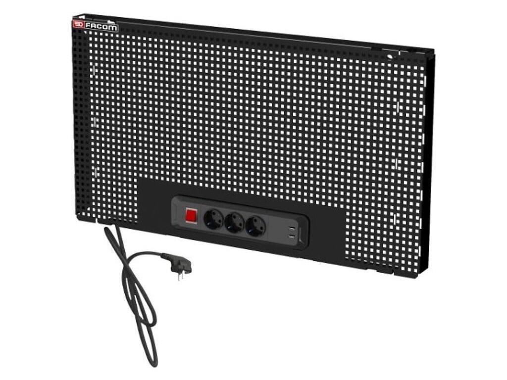 RWS DĚROVANÝ PANEL S EL. ROZVODEM ČERNÝ - FC-RWS-PPAV1ELBS