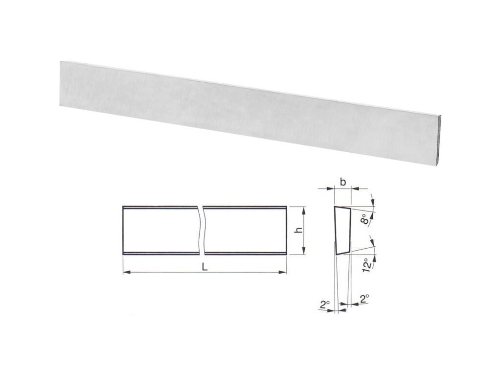 RADECO 18X04X63mm HSS Polotovar nože - 223694, nepravidelný lichoběžníkový průřez - PK3694-18X04X63