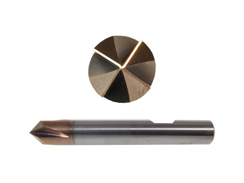 Srážeč hran 90° 6-57mm, stopka 6mm - CZTK-4090-060-HB