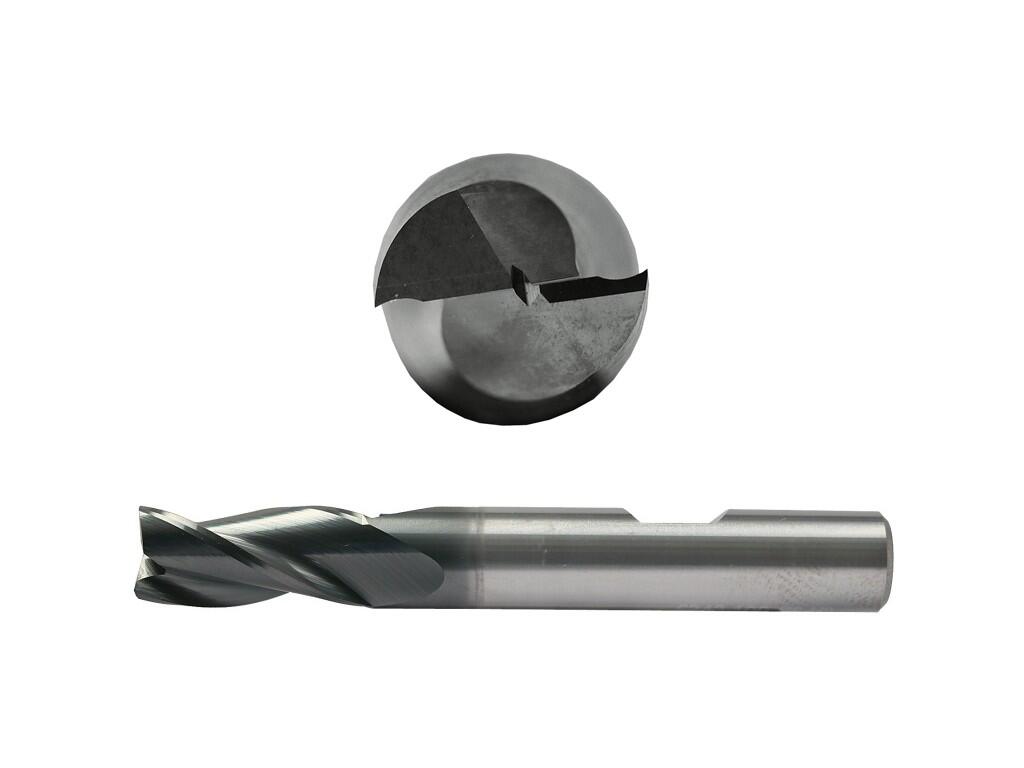 Fréza 1-39/3mm 2břity,stopka 3mm čelní válcová, břit přes střed - CZTK-6242-010-GS-HA