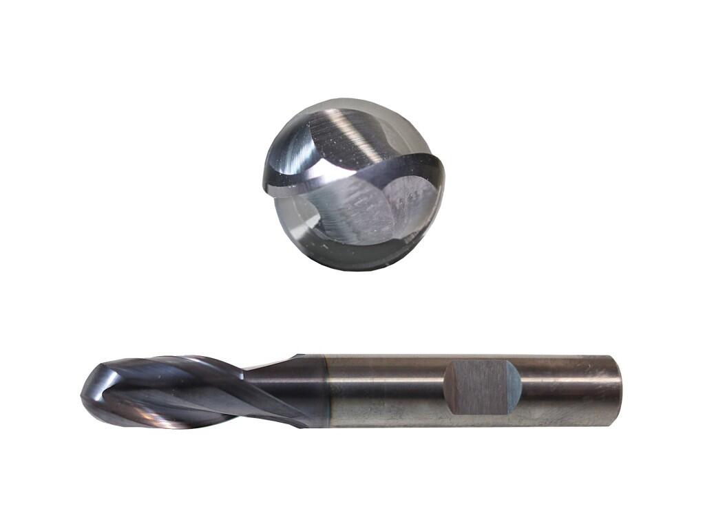 Fréza 3,5-50/12mm 2břity, stopka 4mm, kopírovací - CZTK-6242-035-BN-HA