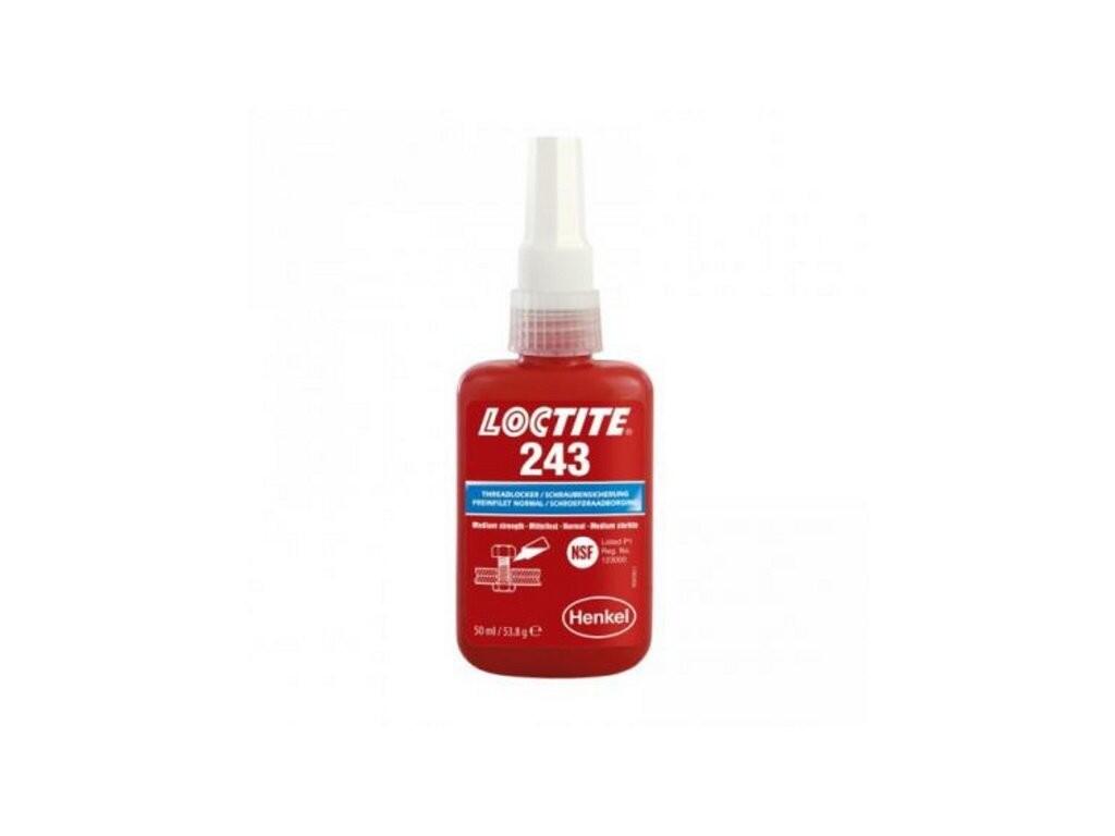 Loctite 243 / 50 ml pro zajišťování a utěsňování závitových spojů, které mají být demontovatelné běžným ručním nářadím - LC-243-050
