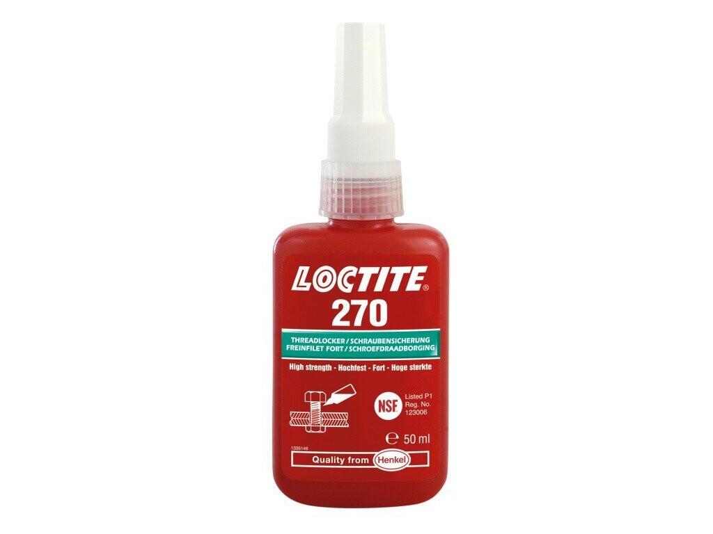 Loctite 270 / 50 ml pro trvalé upevňování a utěsňování závitových spojů - LC-270-050