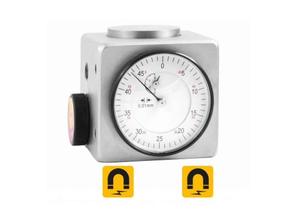 Najížděcí nulovací kostka 0-50mm 0,01 mm s magnetem - KI1155-28-050