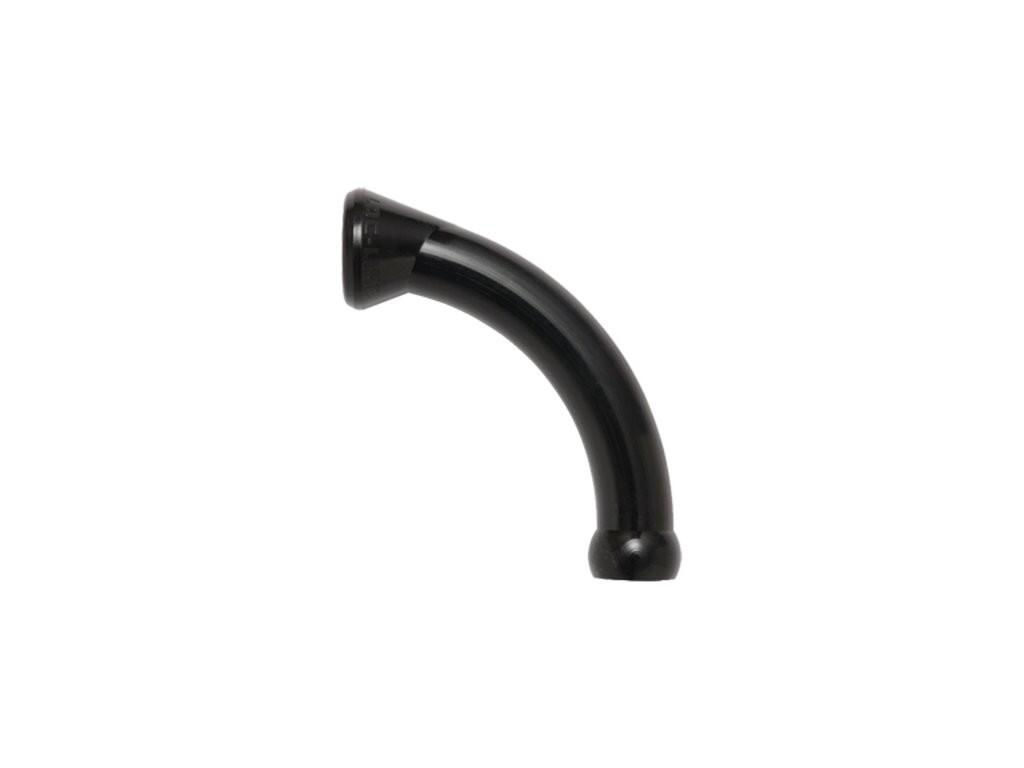 1/4" prodloužený zahnutý segment - černé provedení - LL49457BLK-1