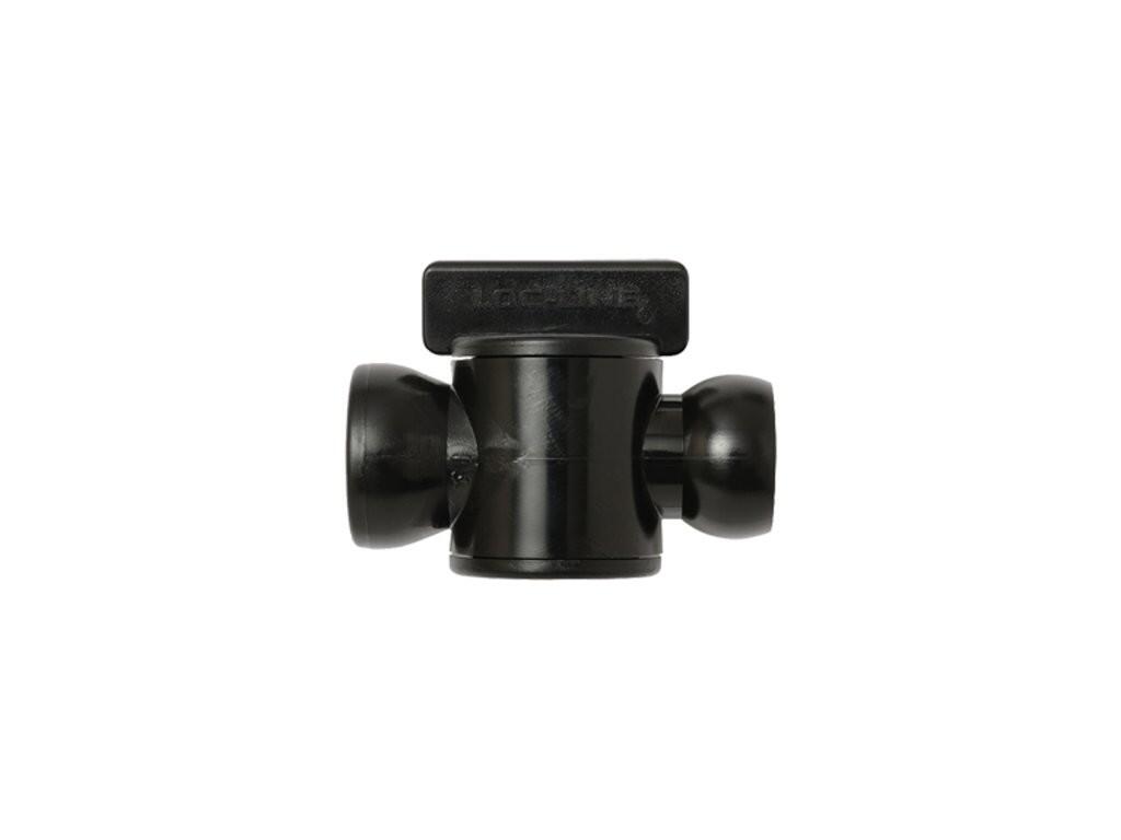 1/2" mezisegmentový ventil - černé provedení - LL39854BLK-1