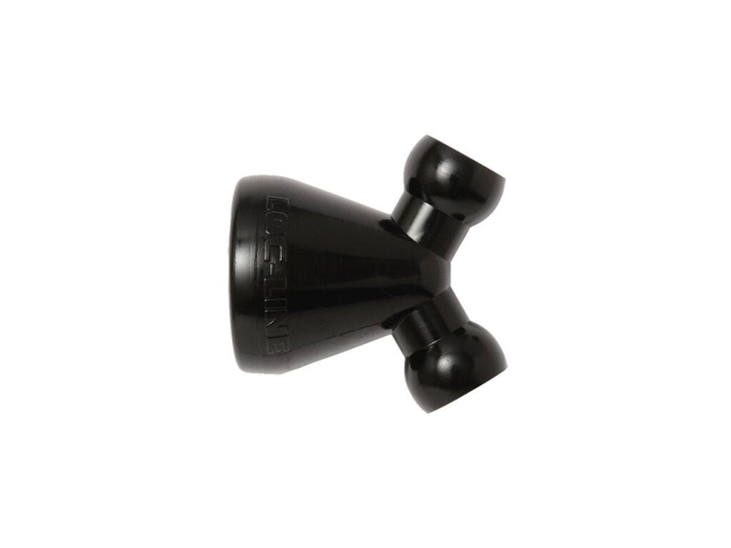 1/2" Y rozdvojka z 1/2" na 1/4" - černé provedení - LL59870BLK-1