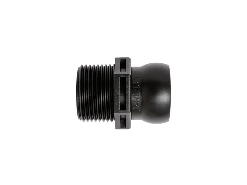3/4" hrdlo se závitem BSPT 3/4" - černé provedení - LL69549BLK-1