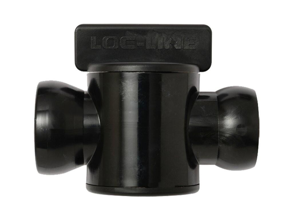 3/4" mezisegmentový ventil - černé provedení - LL69558BLK-1