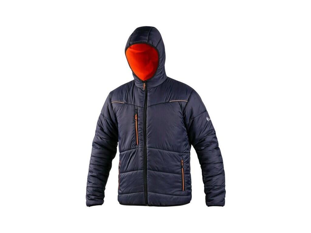 Bunda CXS CHESTER, výstražná, oboustranná, oranžovo-modrá, vel. M - CN-1110-089-205-93
