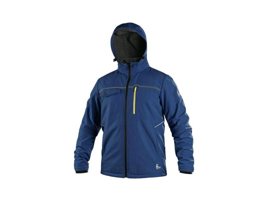 Bunda CXS STRETCH, pánská, softshell, tmavě modrá, vel. S - CN-1230-116-414-92