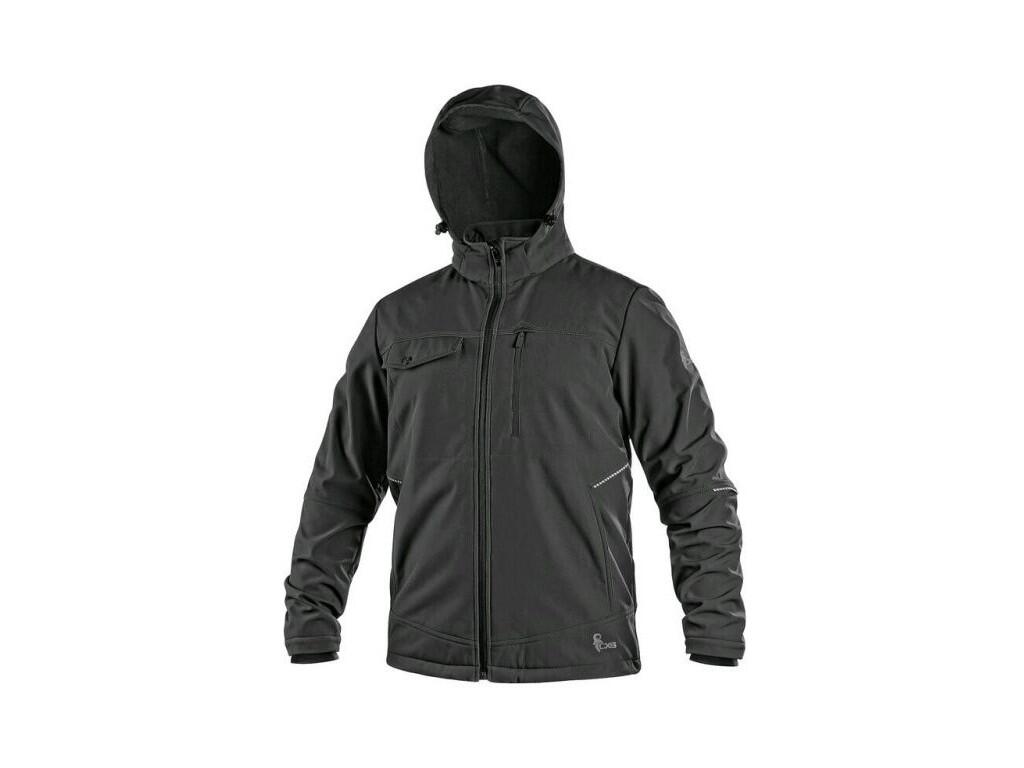 Bunda CXS STRETCH, pánská, softshell, černá, vel. L - CN-1230-116-800-94