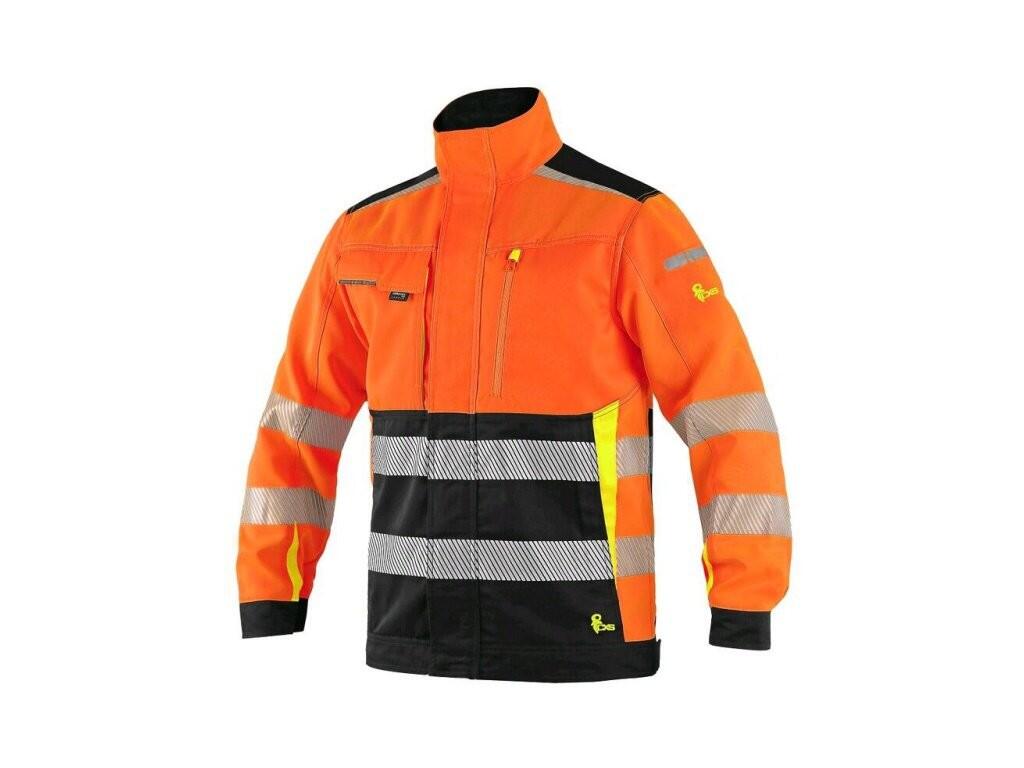 Blůza CXS BENSON výstražná, pánská, oranžovo-černá, vel. 54 - CN-1112-011-210-54