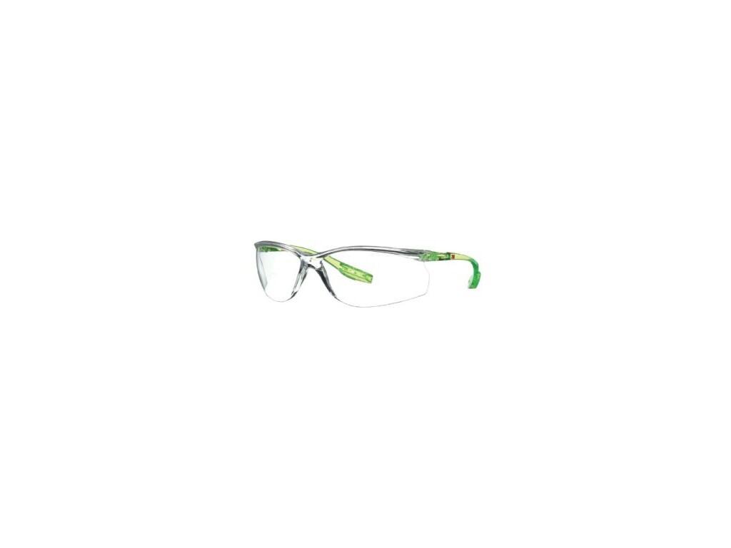Brýle 3M Solus CCS, scotchgard, limetkově zelené, čiré - CN-4120-055-113-01