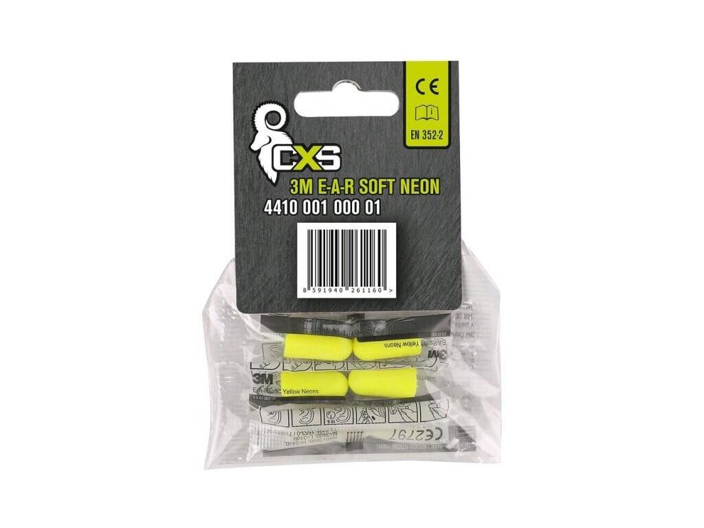 Zátkové chrániče sluchu 3M E-A-R SOFT NEON, balení 3 páry - CN-4410-001-000-01
