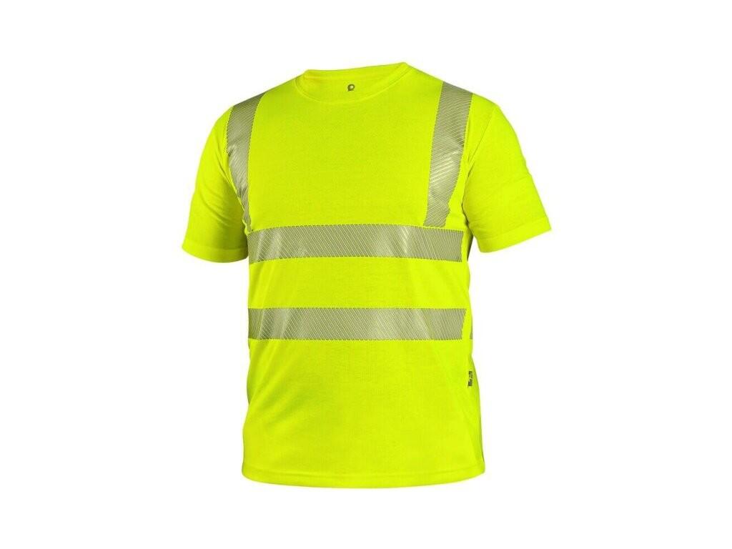 Tričko BANGOR, výstražné, pánské, žluté, vel. 4XL - CN-1113-112-150-98