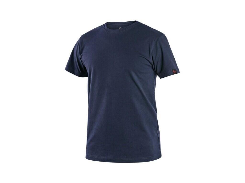 Tričko CXS NOLAN, krátký rukáv, tmavě modré, vel. XL - CN-1610-312-414-95