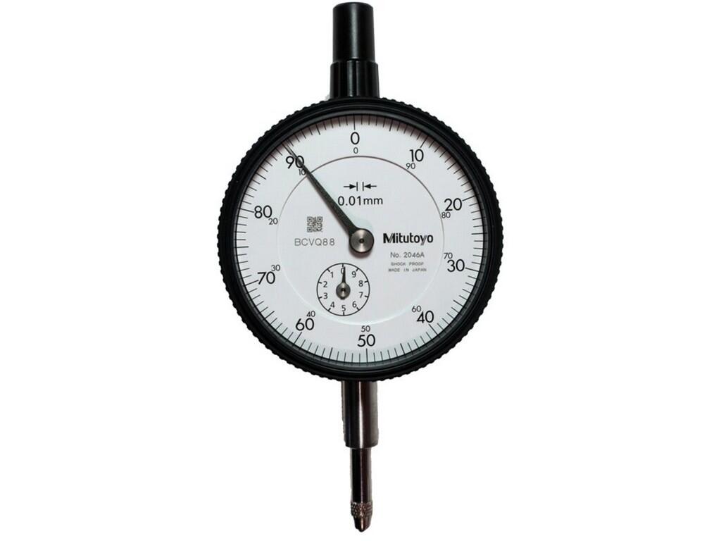 Číselníkový  úchylkoměr 10mm IP64 bez očka, analog, dělení 0,01mm - MIT2046AB