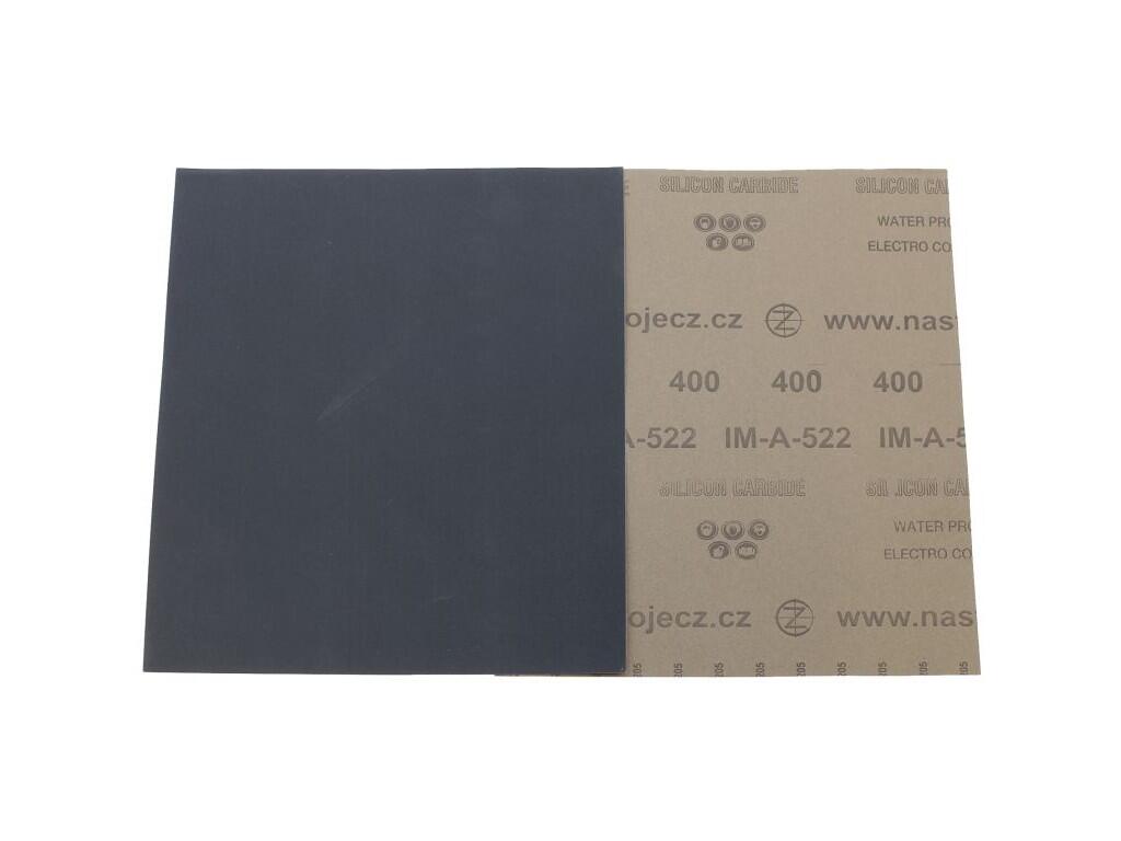 Brusný voděodolný papír 230x280mm zrnitost 320 pro ruční i strojní broušení laků - IM-A-522-320
