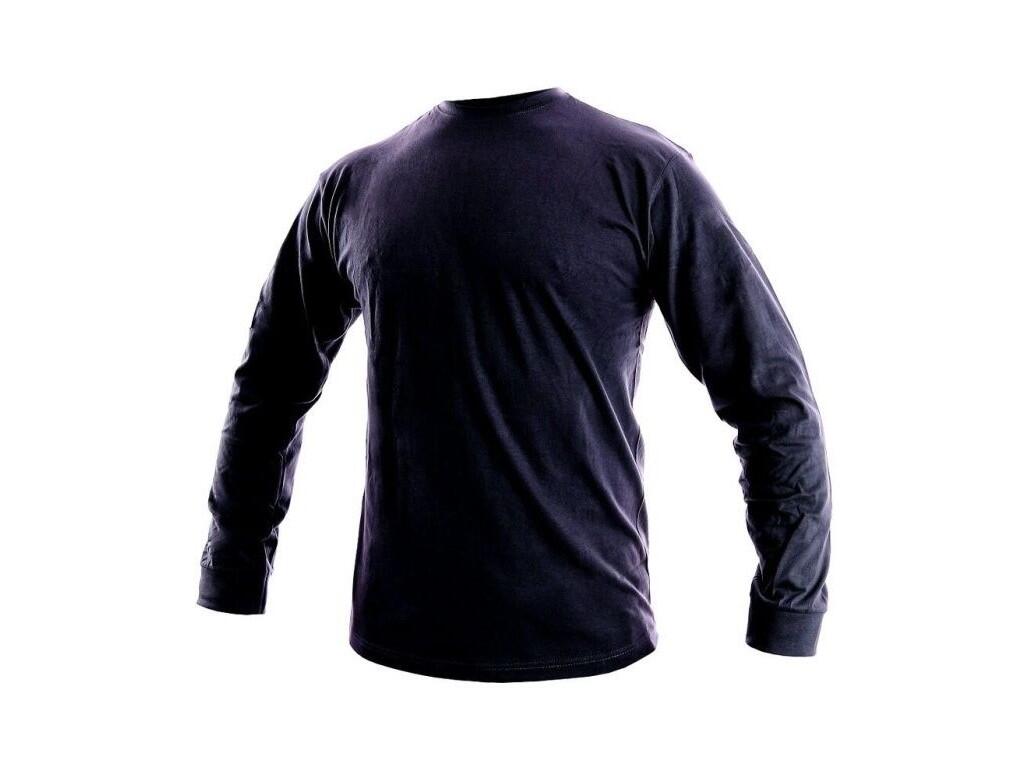 Tričko PETR dlouhý rukáv, tmavě  modré, vel. 5XL - CN-1620-001-414-99