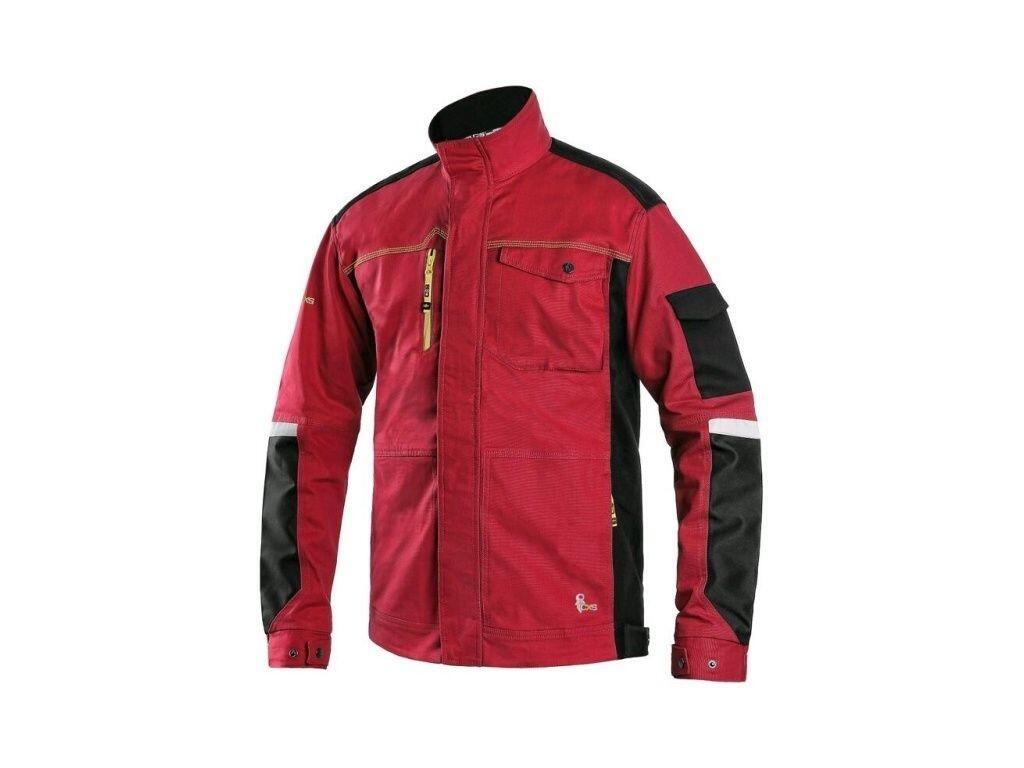 Blůza CXS STRETCH, pánská, červeno - černá, vel. 46 - CN-1010-027-260-46