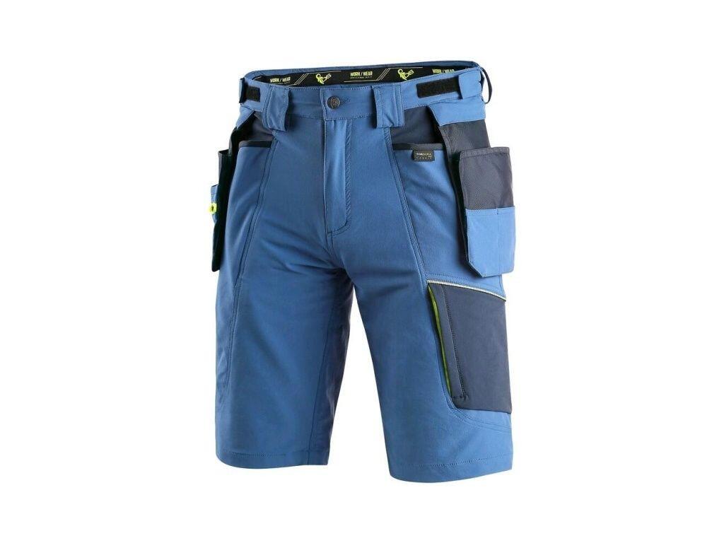 Kraťasy CXS NAOS pánské, modro-modré, HV žluté doplňky, vel. 50 - CN-1060-100-406-50