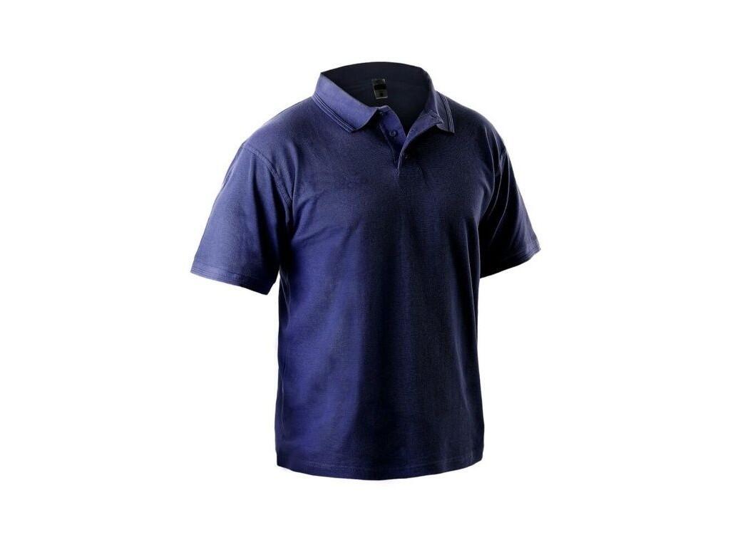 Polokošile  MICHAEL, krátký rukáv, tmavě  modrá, vel. 4XL - CN-1630-001-414-98