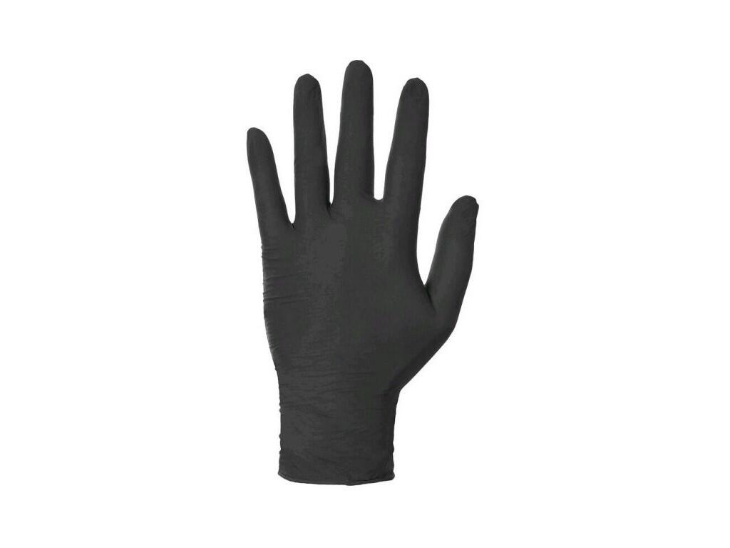 Rukavice STERN BLACK, jednorázové, nitrilové, černé, vel. 10 - CN-3510-001-800-10