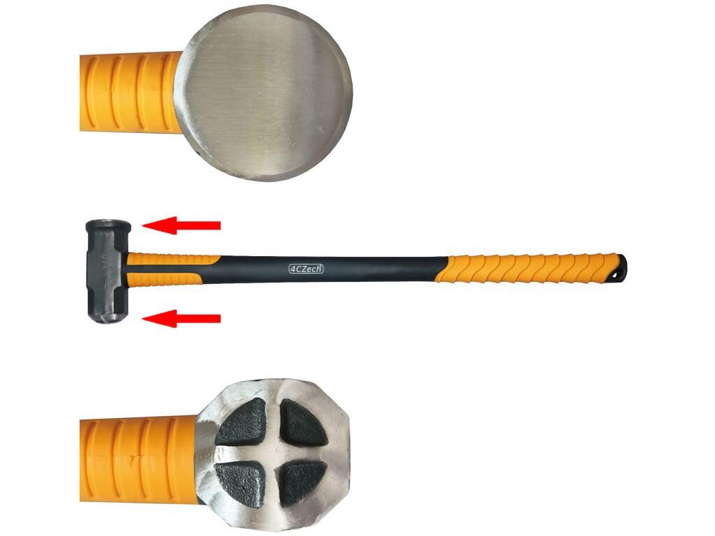 Palice 3600 g se sklolaminátovou násadou - 4CZ-603P-3600