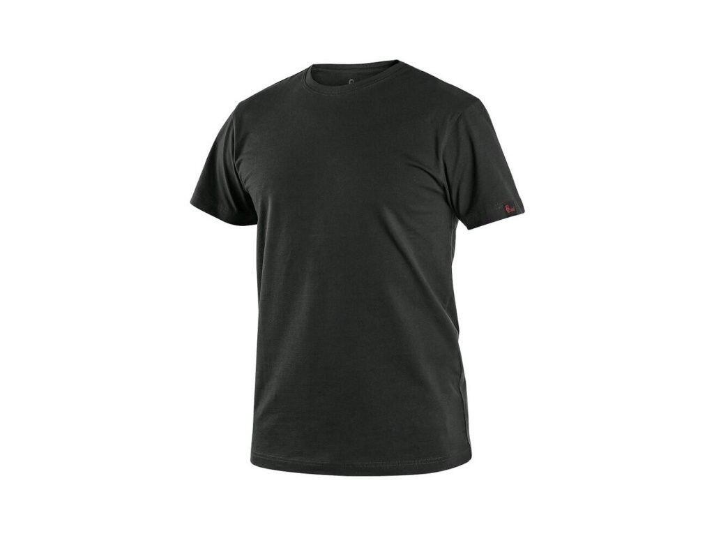 Tričko CXS NOLAN, krátký rukáv, černé, vel. 5XL b1/60 - CN-1610-312-800-99