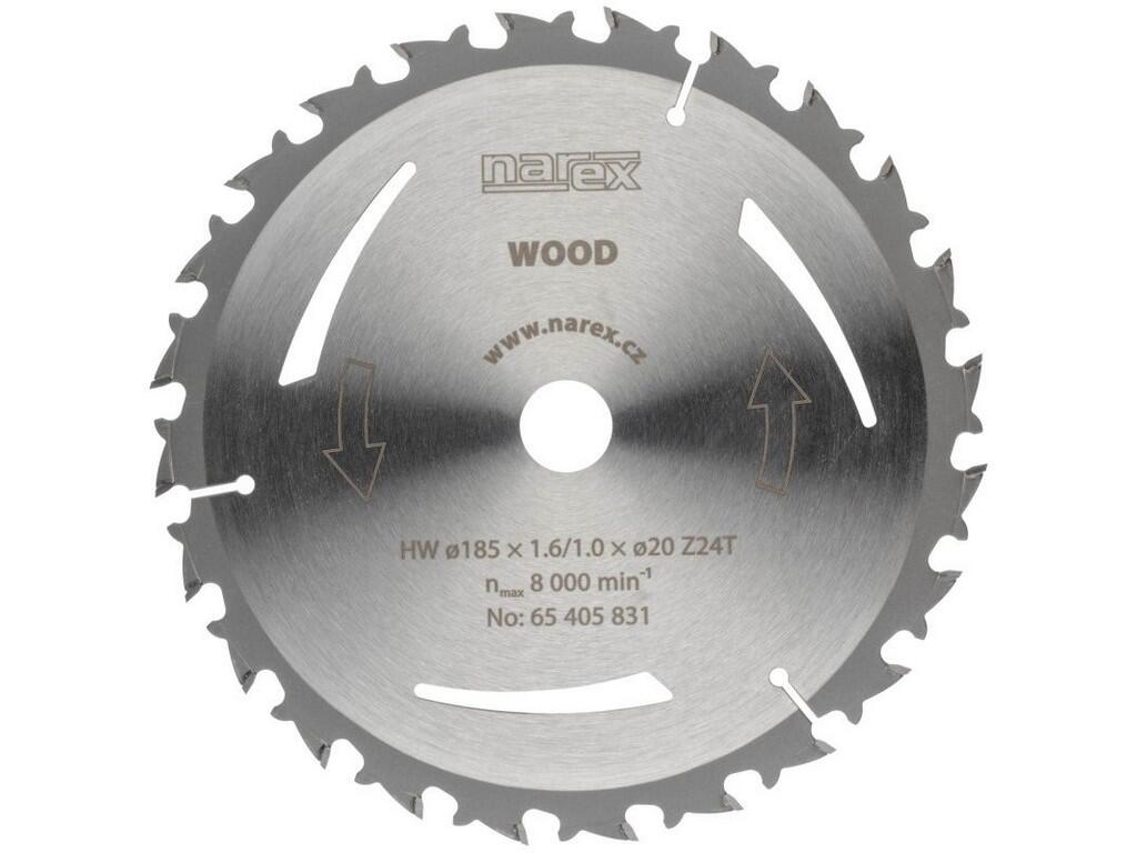 Pilový kotouč WOOD 185 × 1,6/1,0 × 20 Z24T - 65405831