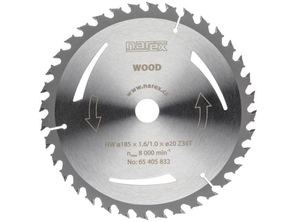 Pilový kotouč WOOD 185 × 1,6/1,0 × 20 Z36T - 65405832