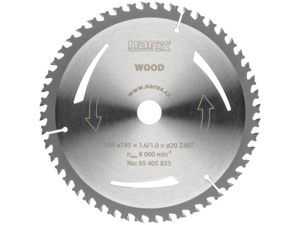 Pilový kotouč WOOD 185 × 1,6/1,0 × 20 Z48T - 65405833