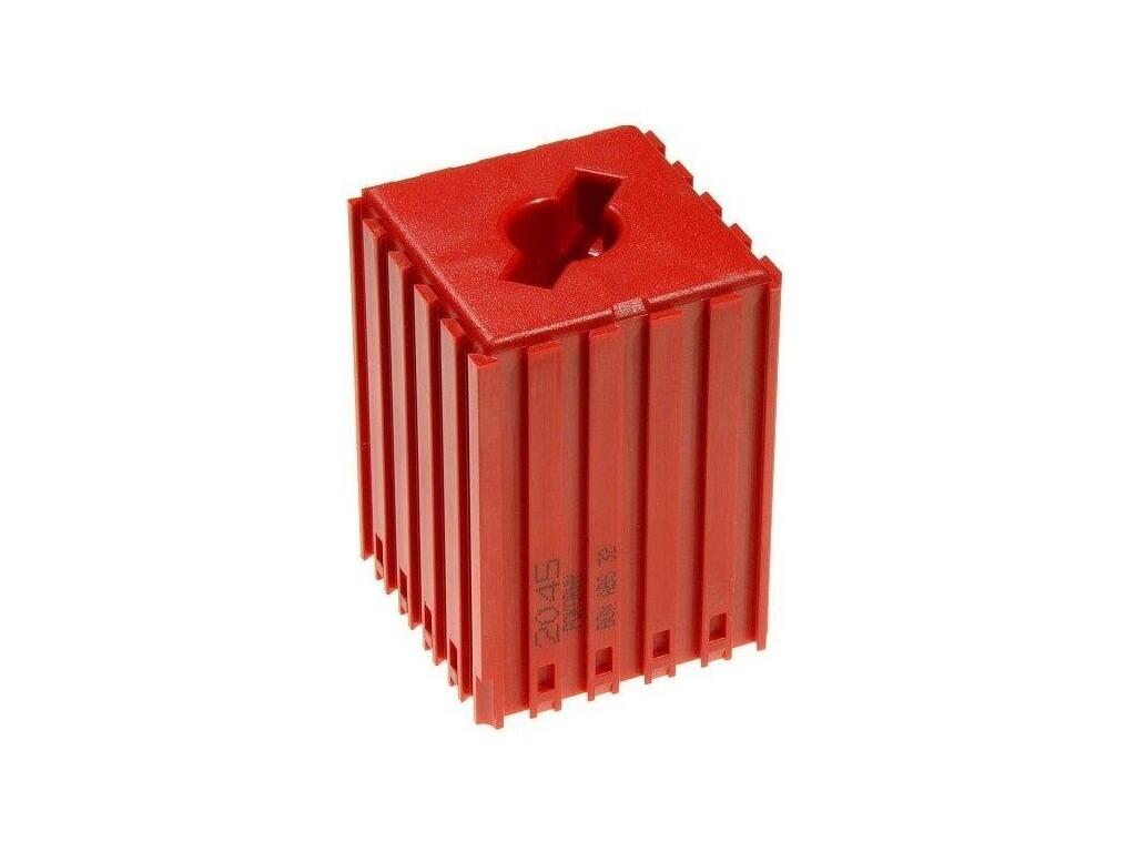 Plastové lůžko pro CNC nástroje se stopkou ABS 32 červené - PD-2045-CV