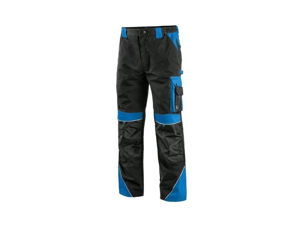 Kalhoty do pasu CXS SIRIUS BRIGHTON, pánské, černo-modré, vel. 62 b1/20 - CN-1020-001-815-62