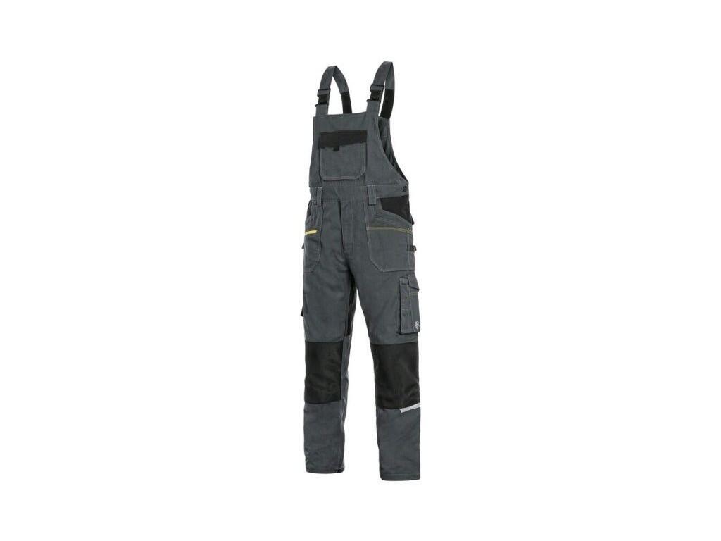 Zahradníky CXS STRETCH, pánské, tmavě šedé-černá, vel. 64 b1/10 - CN-1030-027-734-64