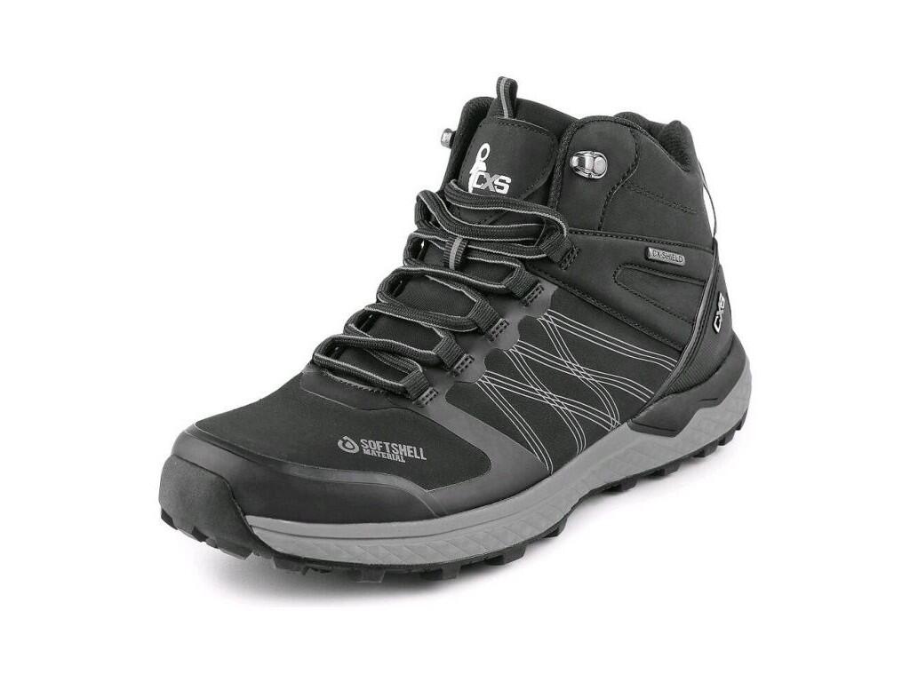 Obuv kotníková softshellová CXS SPORT, černo - šedá, vel. 47 b1/10 - CN-2210-035-810-47