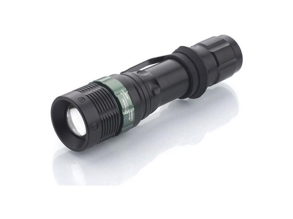 Kovová svítilna, 3W CREE LED, černá, fokus, 3 x AAA b48 - SH-WL09