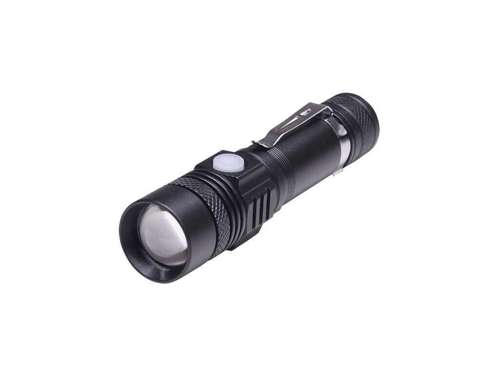 Nabíjecí LED svítilna s cyklo držákem, 400lm, fokus, Li-Ion, USB b80 - SH-WN33