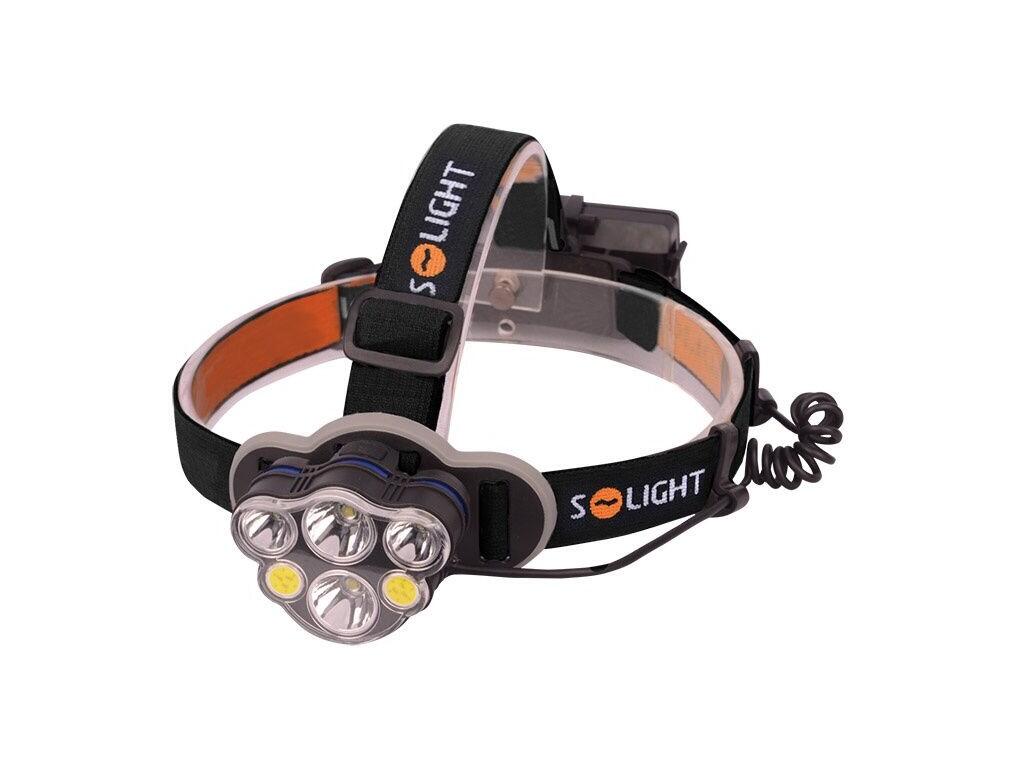 LED čelová nabíjecí svítilna 550, 550lm, Li-Ion, USB b40 - SH-WN35