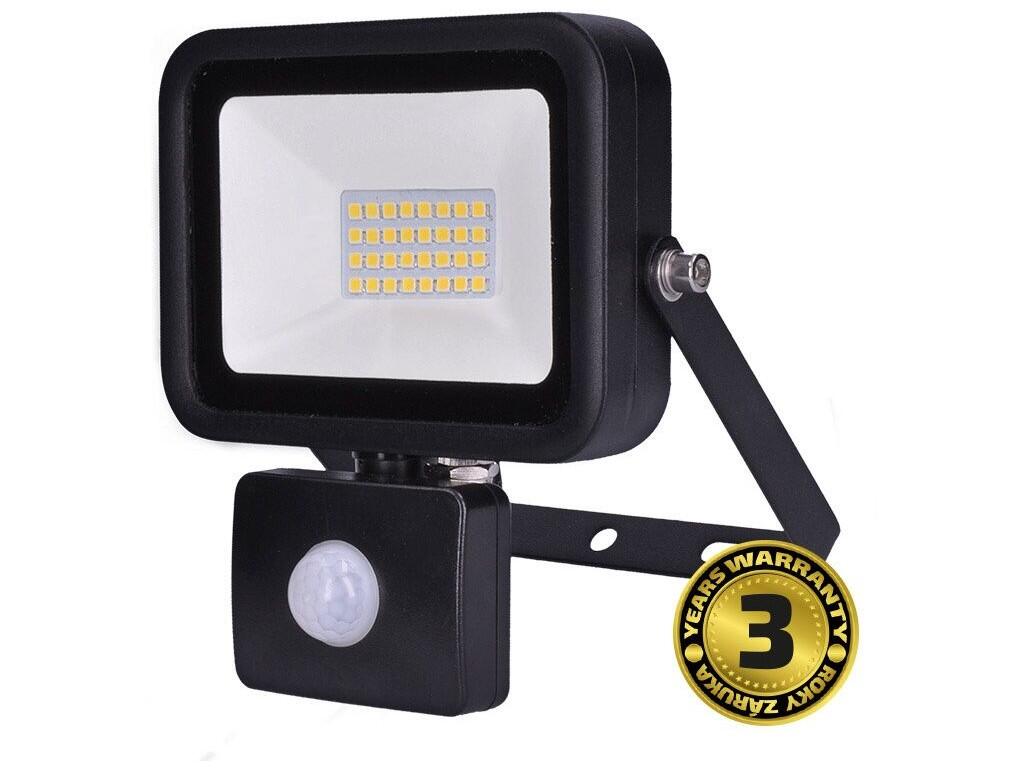 LED reflektor PRO se senzorem, 30W, 2760lm, 5000K, IP44 b10 - SH-WM-30WS-L