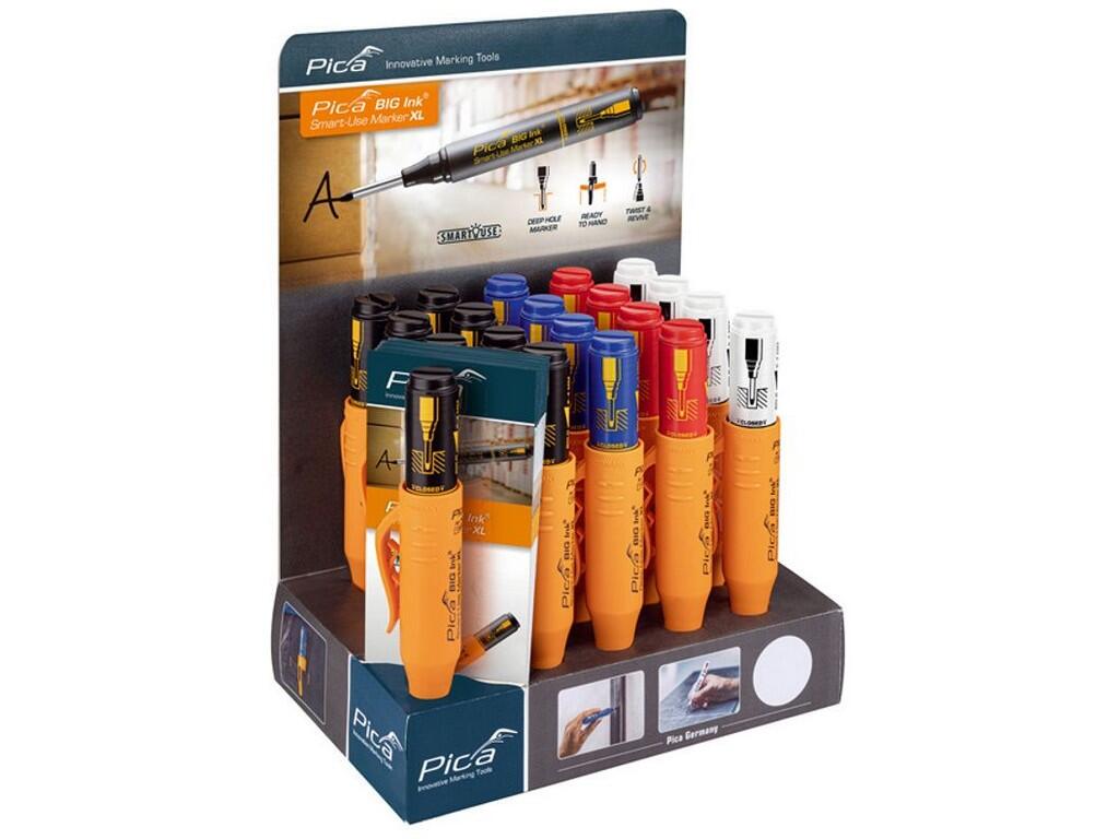 Pica BIG INK Display Smart-Use Marker XL - černý/bílý - PC-170/20/SW