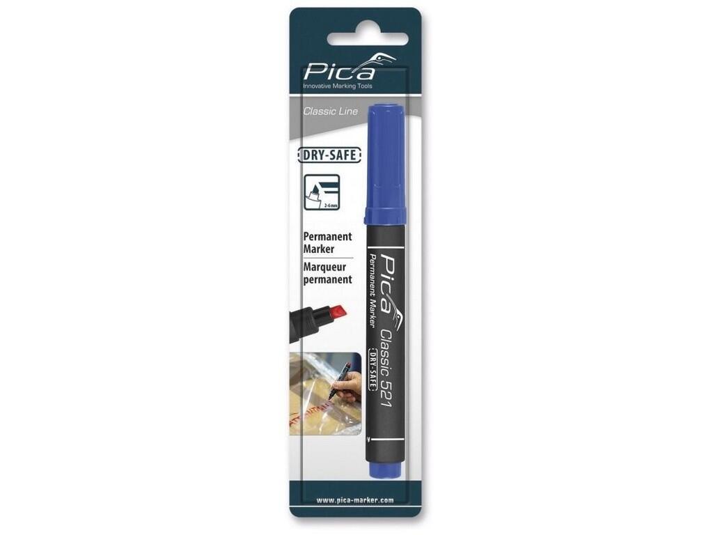 Fix - Permanentní značkovač Pica Classic, hrot 2-6mm modrý, na blistru - PC-521/41/SB