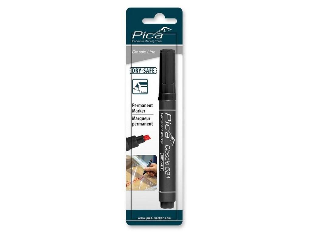 Fix - Permanentní značkovač Pica Classic, hrot 2-6mm černý, na blistru - PC-521/46/SB
