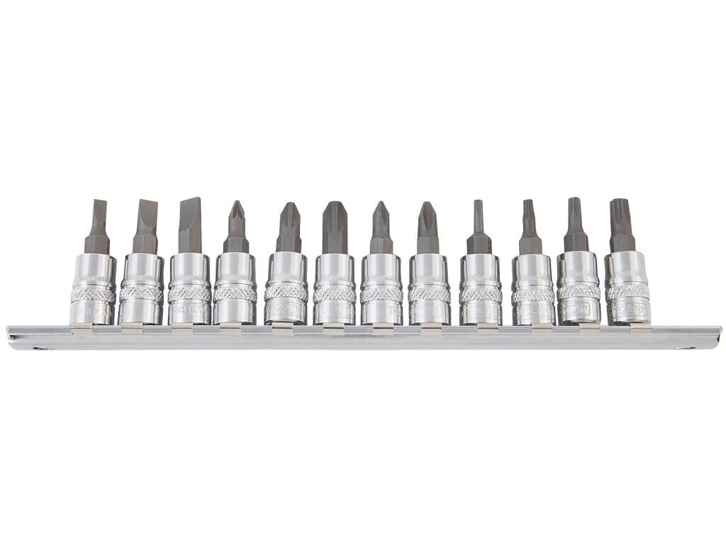1/4" Sada hlavic zástrčných na liště - SL 4-5,5-7 PH 1-2 PZ 1-2-3 TRX 10-15-20-30 - 4CZ-146-L04